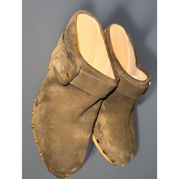 Veronica Beard Women’s 10  Brown Suede Clogs Designer Chic - Picture 11 of 11